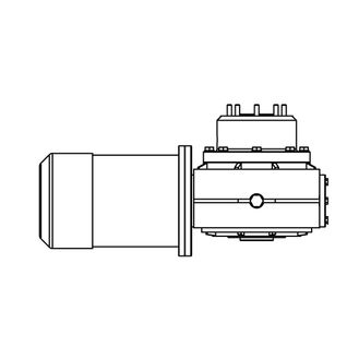 Lewmar V8 24V 3.5kW Motor Gearbox