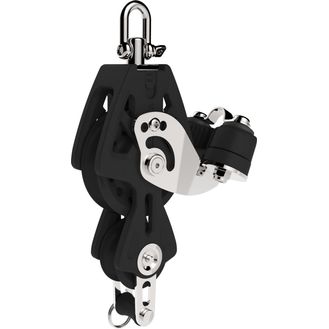 Lewmar 60mm Synchro Block Single With Fiddle, Becket &amp; Cleat
