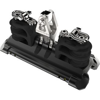 Lewmar Size 1 TB Car With Upstand, 2 Double CL Sheaves &amp; Becket