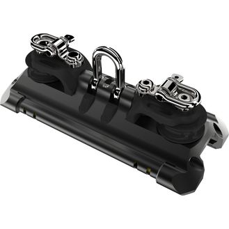 Lewmar Size 1 TB Car With Shackle, Single Control Line Sheaves &amp; Beckets