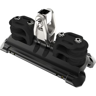 Lewmar Size 2 TB Car With Size 3 Upstand &amp; 2 Double CL Sheaves