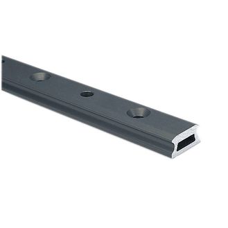 Lewmar Size 1 Drilled Track with Plunger Holes - 3m (Black)