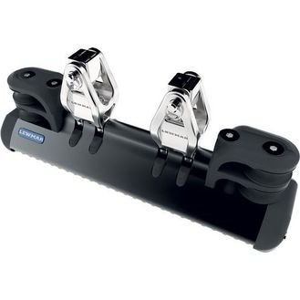 Lewmar Size 2 HTX TB Car With Double Upstand &amp; Double Control Sheaves