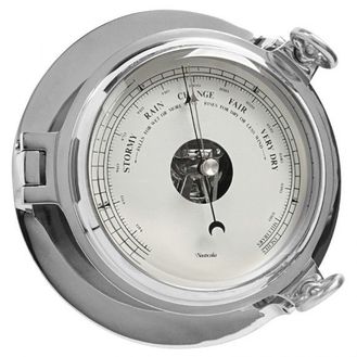 Chrome Bridge Barometer - 18cm