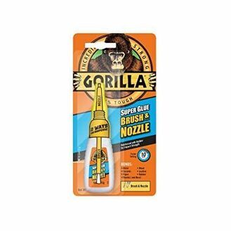 Gorilla Super Glue Brush and Nozzle - 12g