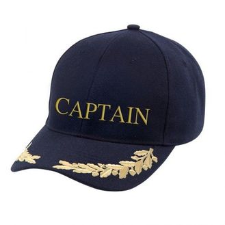 Nauticalia 'Captain &amp; Gold Leaf' Yachting Cap
