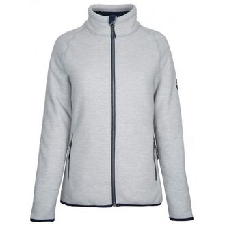 Gill Women's Polar Fleece Jacket - Light Grey/Navy