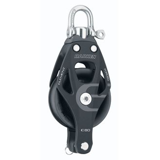 Harken 80mm Element Single Swivel Block w/Becket