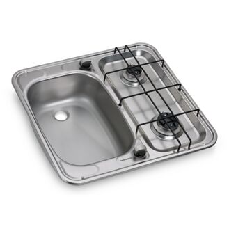 Dometic HS 2460 L Two-Burner Hob And Sink Combination