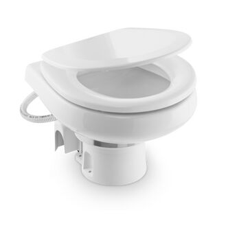 Dometic MasterFlush 7260 Low-Profile Electric Raw Sea Water Macerator Toilet
