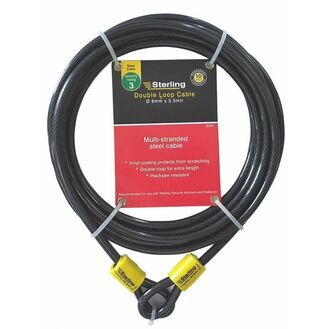 Sterling 8mm Double Loop Cable 5m