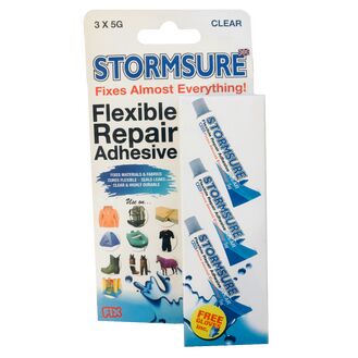 Stormsure Flexible Repair Adhesive - 3 x 5g (Clear)