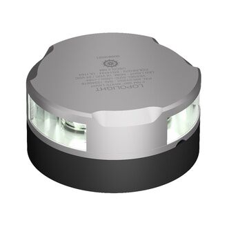 Lopolight - 2nm 360° White, Silver Anodised, with 6m Cable