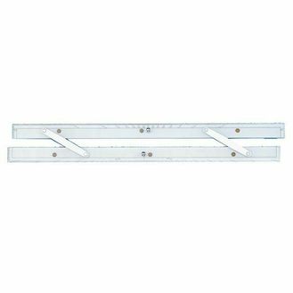 Weems &amp; Plath 24 Inch Brushed Aluminium Parallel Ruler