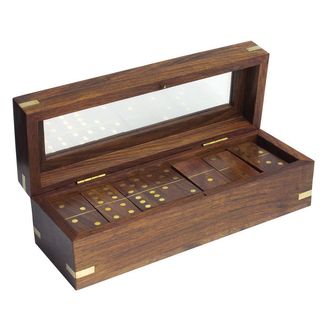 Nauticalia Dominoes Wooden Box Set - 20cm