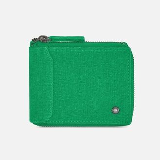 Cora +Spink Almost Square Canvas Wallet