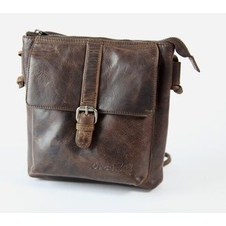 Orca Bay Ripley Brown Leather Flap Bag