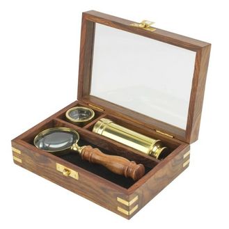 Nauticalia Darwin Brass Explorer Set