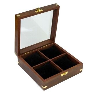 Watch Display Case With 4 Cushions