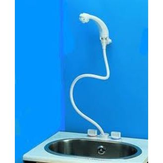 Whale Mixer Shower White C/W Bracket