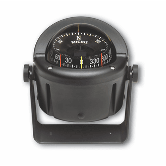 Ritchie Helmsman HB-741, 3¾” Dial Bracket Mount Direct Read - Black
