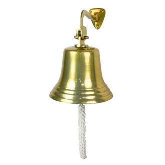 Antique Finish Aluminium Bell with Lanyard (Various Sizes)