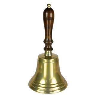 8" Aluminium Antique Brass Finish Handbell