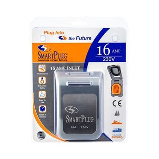 Smartplug 16 Amp - Non-Metallic Inlet with Grey Cover Assembly