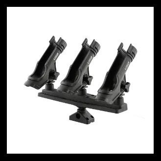 Scotty 256 Triple Rod Holder with 3 x 230 Rod Holders