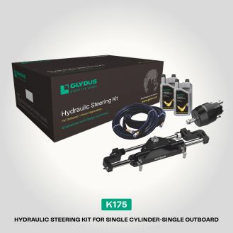 Glydus Hydraulic Steering Kit for Outboards up to 115 HP