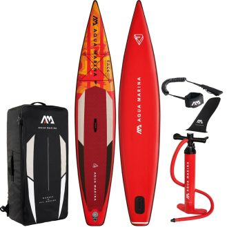 Aqua Marina Race Elite 14' 0" iSUP with Coil Leash