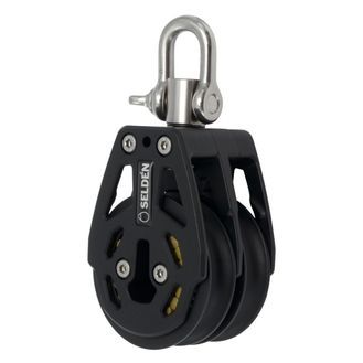 Selden 60mm Roller Bearing Double Block + Swivel