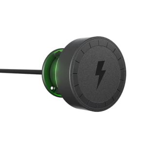 Aqua Amp Minimal LED Ball Joint Slim Socket Mounted Waterproof Wireless Phone Charger - 15W Qi2 - 600 Series