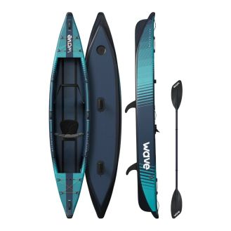 WAVE Navigator 3.0 1 Person Inflatable Canoe/Kayak