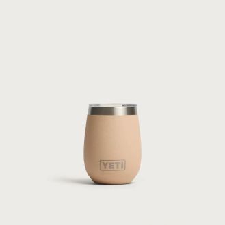 YETI 10oz Rambler Wine Tumbler in Tahini