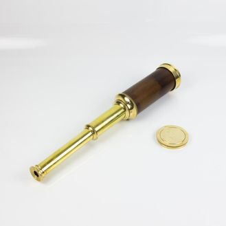 Hardwood &amp; Brass Telescope