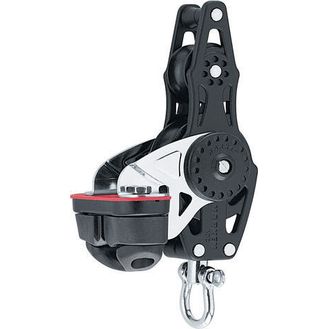 Harken 57 mm Fiddle Block Swivel, Becket, Cam Cleat