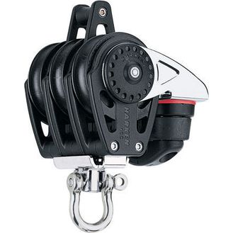 Harken 40 mm Triple Block Swivel, Becket, Cam Cleat