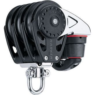 Harken 75 mm Triple Block Swivel, Cam Cleat