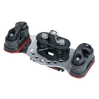Harken 22 mm Car Fixed Sheaves, Cam Cleats