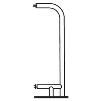 Echomax EM305PE Deck Mount Bracket - Radar Reflector