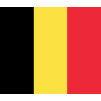 Meridian Zero Belgium Courtesy Flag - 30 x 45cm