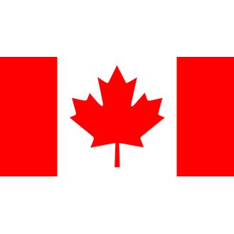 Meridian Zero Canada Courtesy Flag - 30 x 45cm