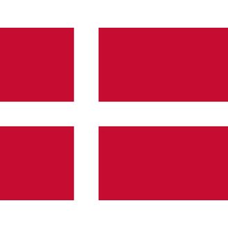 Meridian Zero Denmark Courtesy Flag - 30 x 45cm