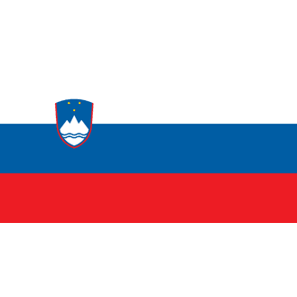 Meridian Zero Slovenia Courtesy Flag - 30 x 45cm