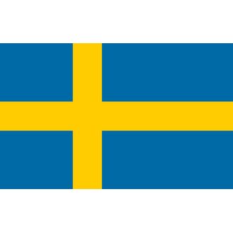 Meridian Zero Sweden Courtesy Flag - 30 x 45cm