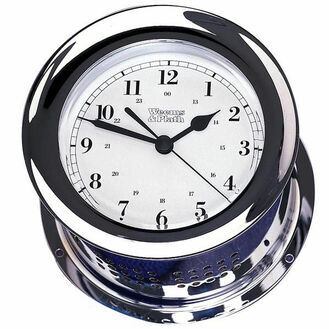 Weems & Plath Chrome Plated Atlantis Quartz Clock
