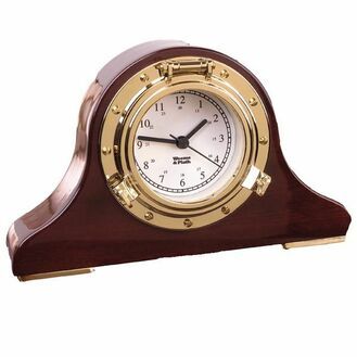 Weems & Plath Nautical Tambour Desk Clock