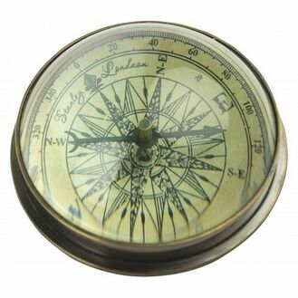 Nauticalia Classic Domed Compass Paperweight