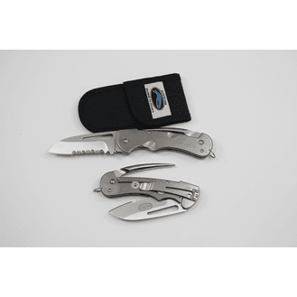 Myerchin Titanium Captain Folder Pro Serrated Rigging Knife